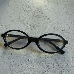 Black Oval Glasses